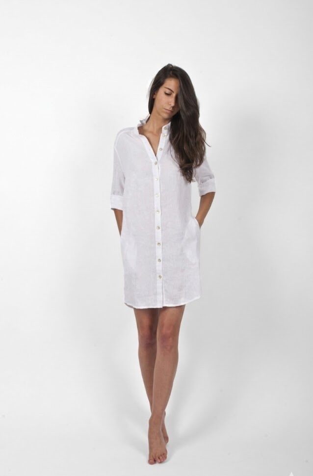 CAMICIONE IN LINO - immagine 3