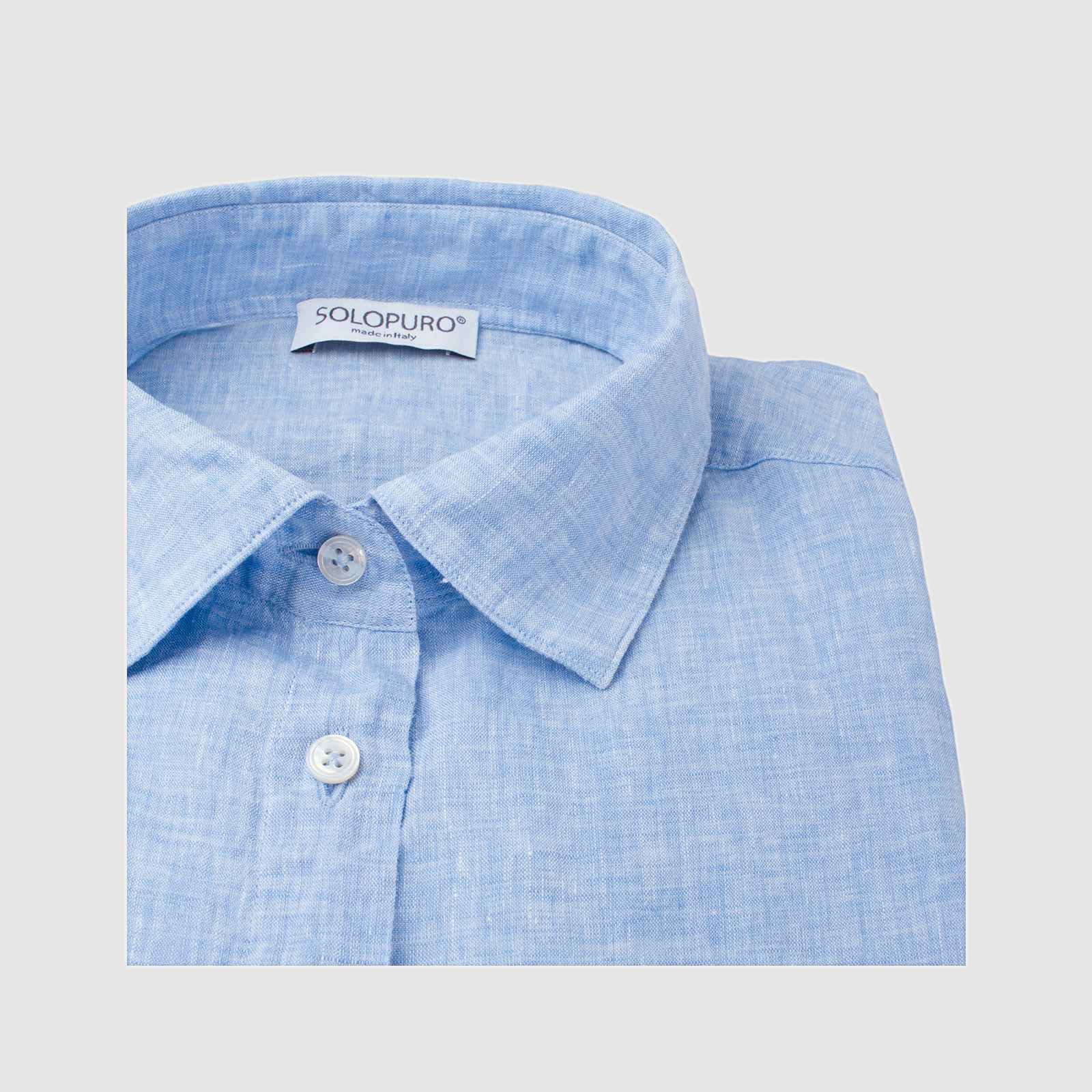 CAMICIA 100% LINO EXTRAFINE - immagine 4