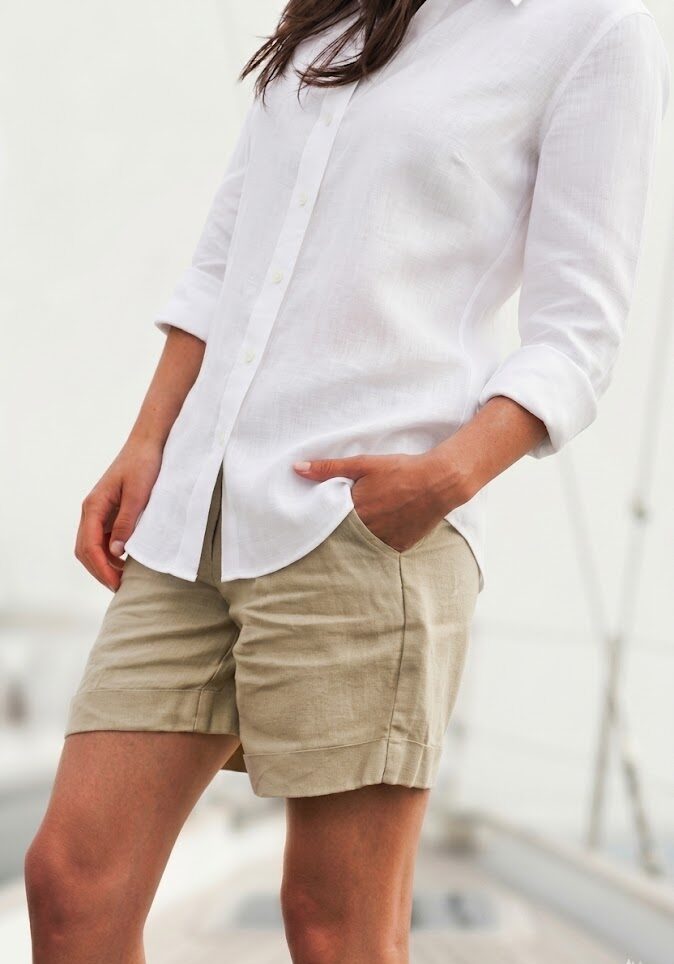 CAMICIA 100% LINO EXTRAFINE - immagine 2