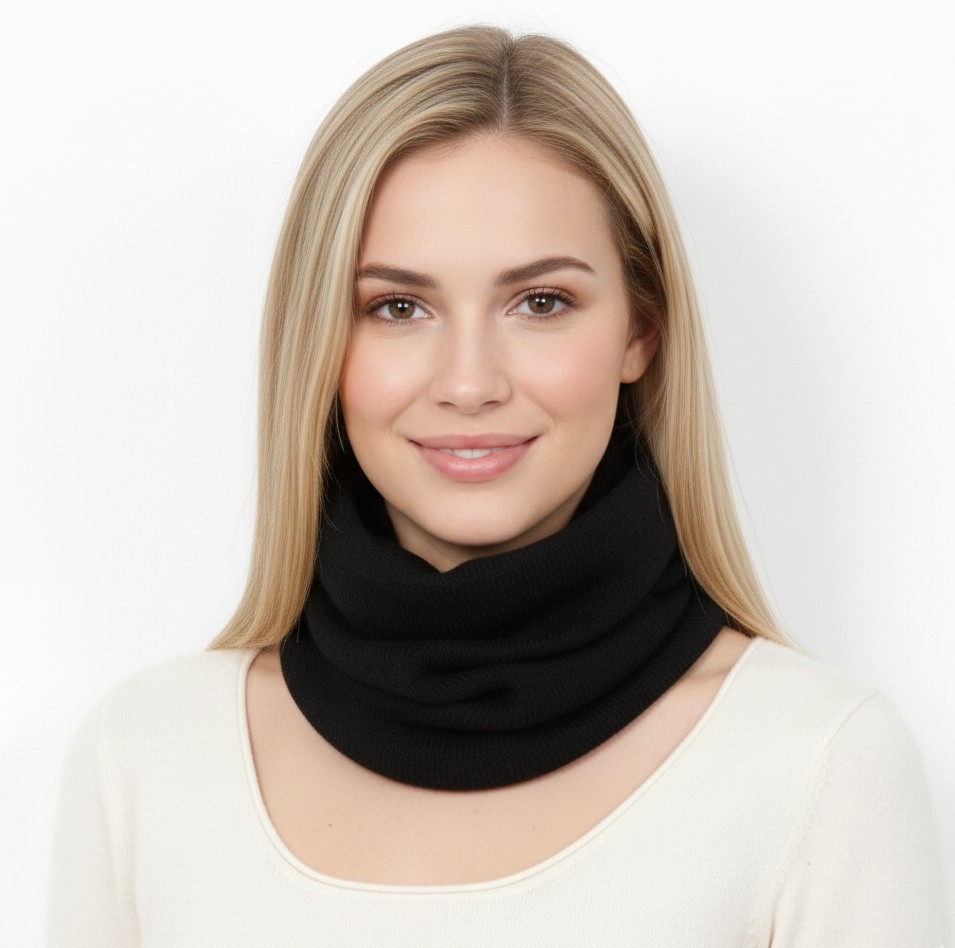 Scaldacollo anello 100% CASHMERE - immagine 2