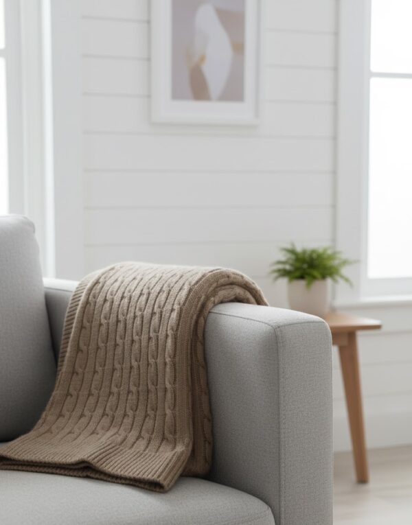 PLAID Cashmere treccia