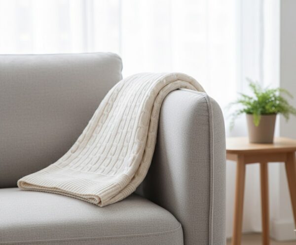 PLAID IN CASHMERE TRECCIA