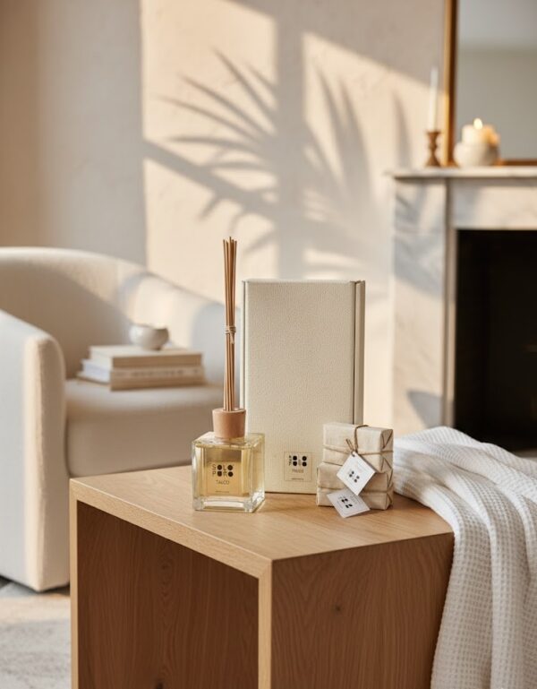 BOX WITH ROOM DIFFUSER AND BARS OF SOAPS SOLOPURO