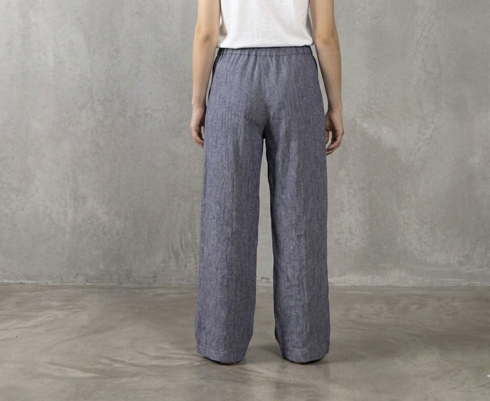 PANTALONE IN LINO FRANCY - immagine 2