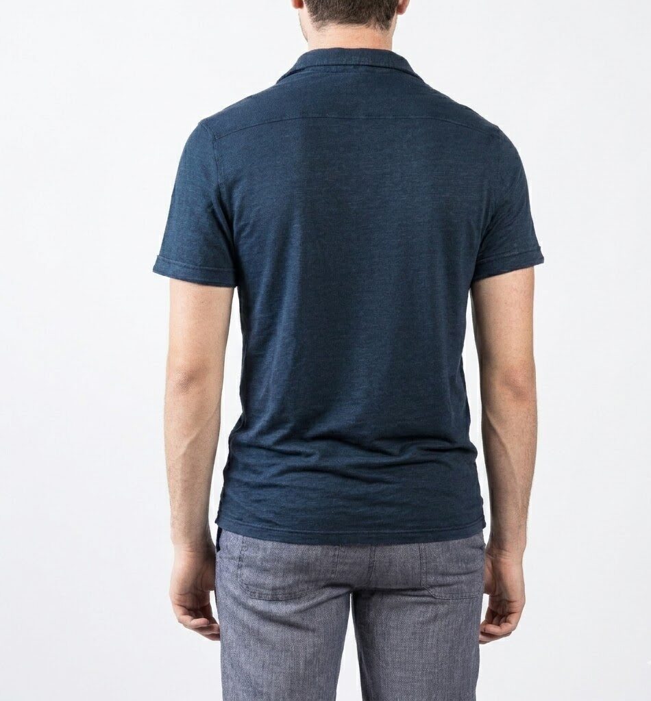 LINEN POLO SHIRT - Image 3