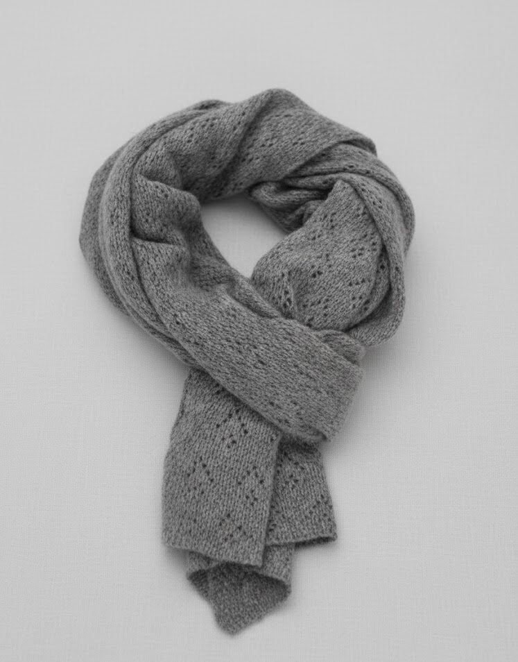 SCIARPA TRAFORATA 100% CASHMERE