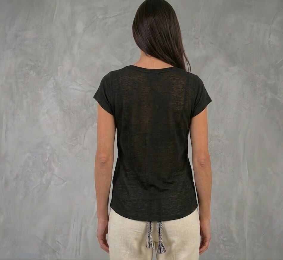 T- SHIRT JERSEY DI LINO SUPERFINE - immagine 2